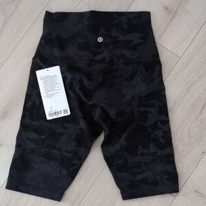 lululemon athletica Black Camo Women's Bike Shorts